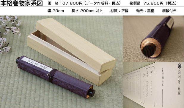本格巻物家系図